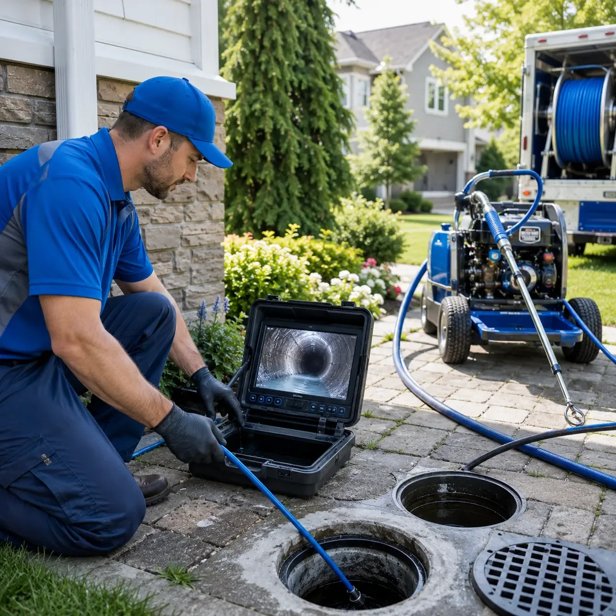Outdoor drain cleaning professionals serving Loyalhanna, PA